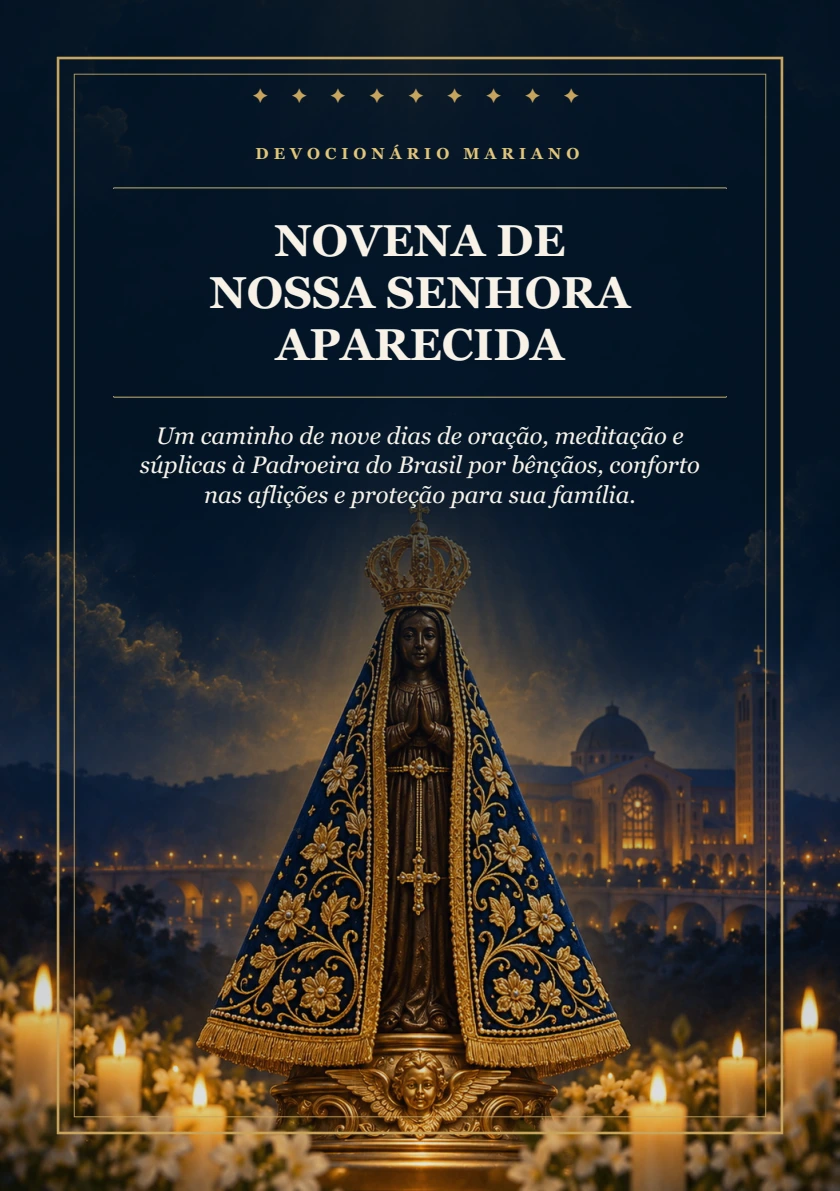 Capa do e-book Novena de Nossa Senhora Aparecida